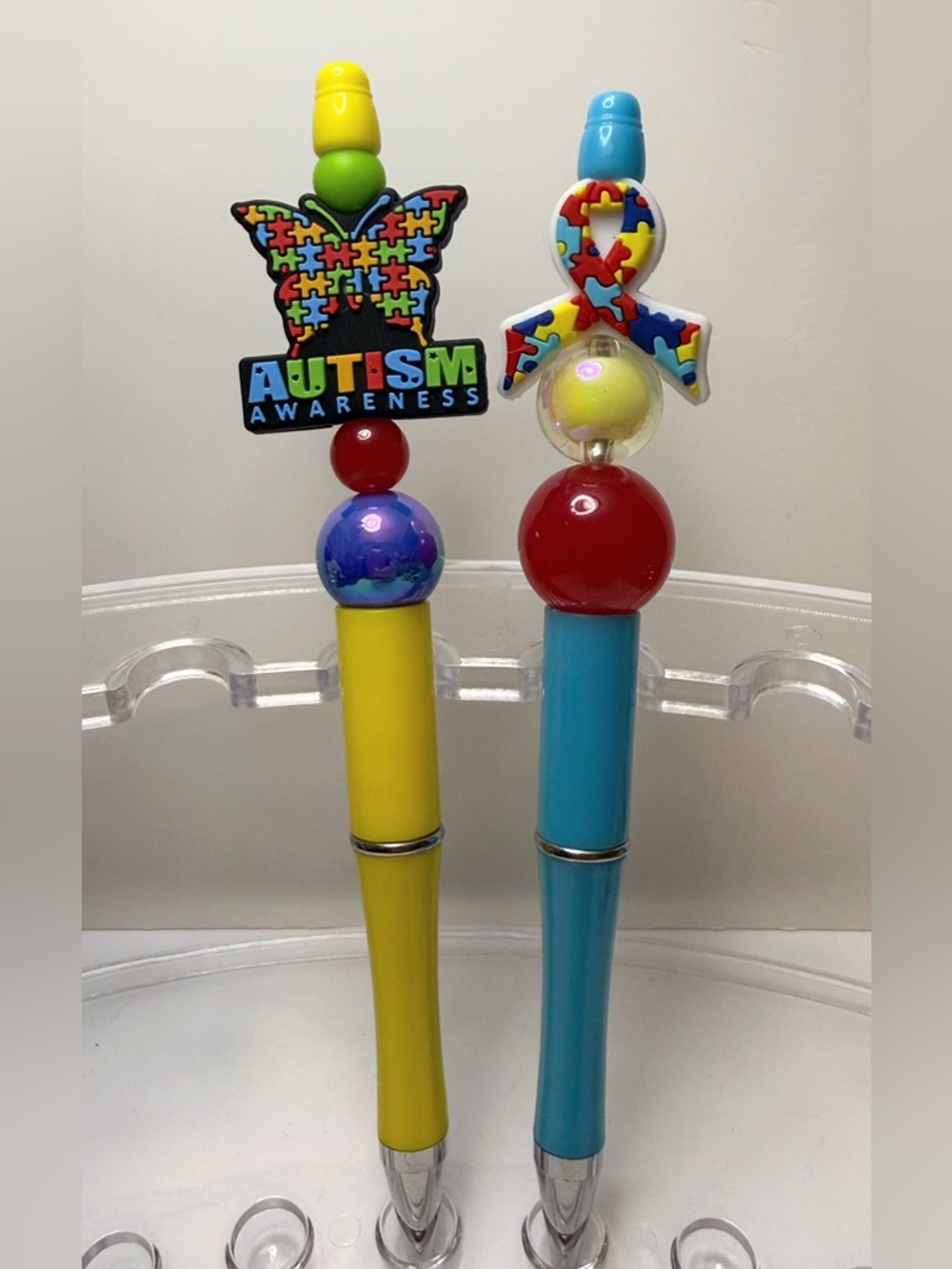 New Beaded Autism Awareness Pens